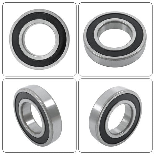 DURAFORCE (4 Pack) 6209-2RS Double Sealed Deep Groove Ball Bearings, 45x85x19 mm