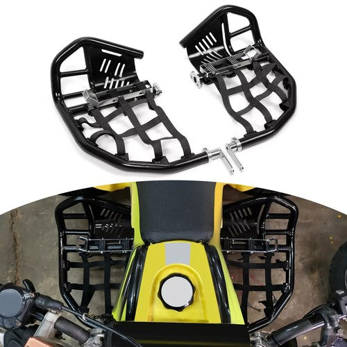 DURAFORCE Nerf Bars Pro Foot Peg Fits Honda Sportrax 400 TRX400EX 400X Bars Black Net Bar