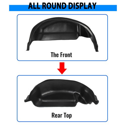 Fit for 2015 2020 Ford F150 Rear Wheel Well Inner Mud Flap Splash Guards Liners