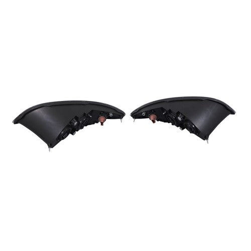 DURAFORCE For 2008-2016 International ProStar Black Housing Projector Headlights Pairs