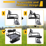 DURAFORCE Golf Cart Rear Back Flip Seat Kit For Yamaha G2 G9 Gas Electric Folding Fold