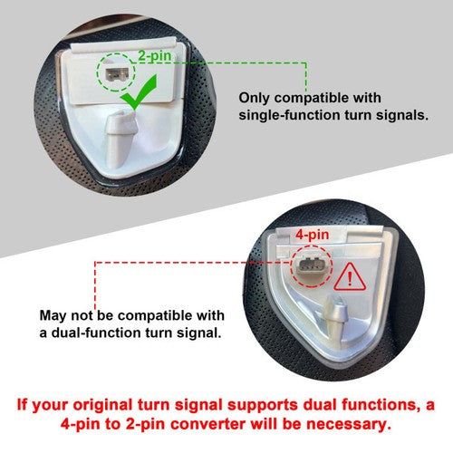 DURAFORCE Left Side Turn Signal Lamp Lens For 2010-2022 Ram 1500 2500 3500 #68302829AA