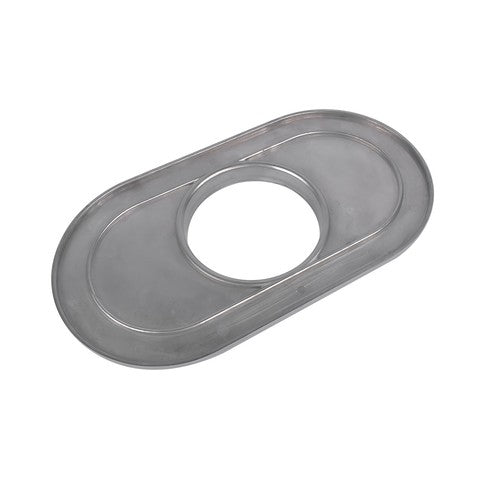 DURAFORCE 15" Oval Full Finned Polished Aluminum Air Cleaner Filter For Chevy SBC 350 400