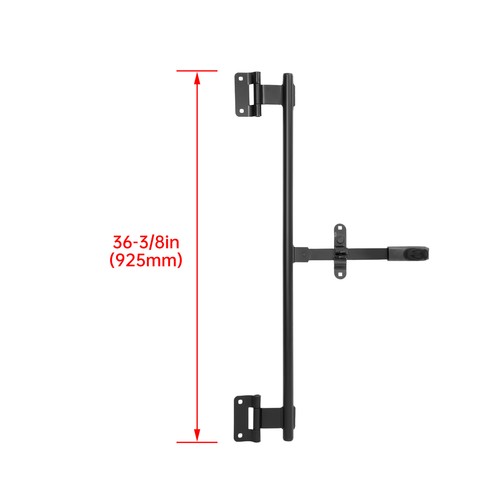 DURAFORCE 36" Cam Bar Cargo Trailer Swing Ramp Door Lock Hinged Hasp Latch Handle Kit