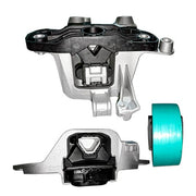 DURAFORCE 3Pcs Engine & Transmission Mounts Set Fits Chevrolet Cruze 1.4L Turbo 2016-2019