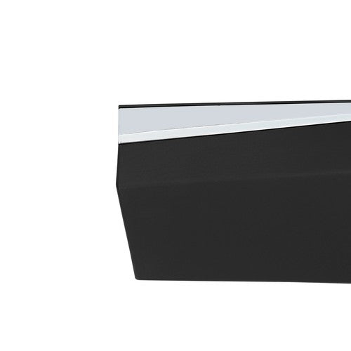 DURAFORCE Black & Chrome Rear Left Lower Door Molding Trim For 2015-2022 Nissan Murano