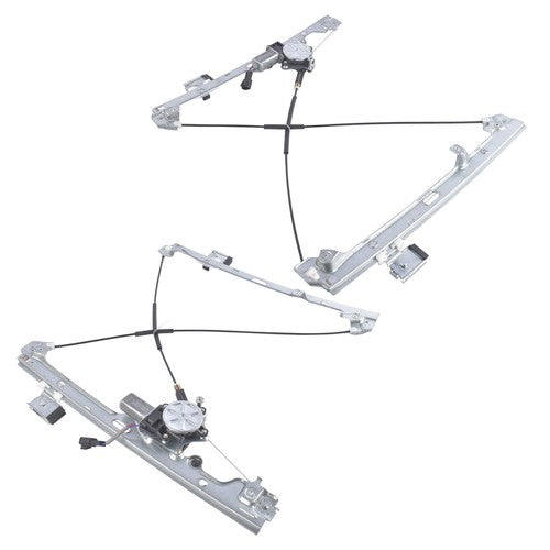 DURAFORCE 2x Front Left & Right Power Window Regulator w/ Motor for Chevy Silverado 1500