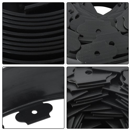 DURAFORCE No-Dig Garden Edge Lawn Border L-shaped Landscape Edging Border Kit 33 FT
