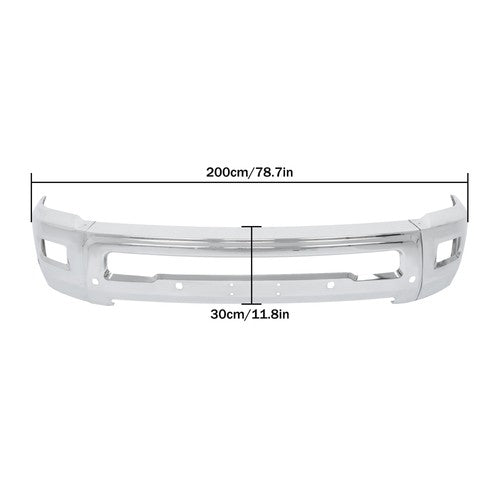DURAFORCE For RAM 2500 3500 2010-2018 Split Style Steel Front Bumper Face Bar Replacement
