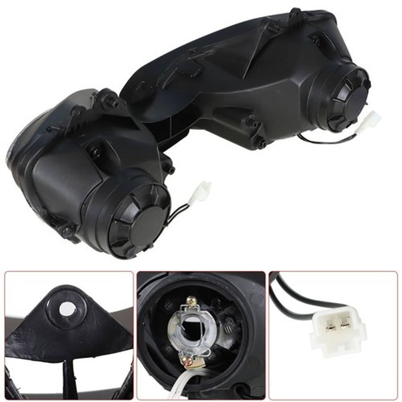 DURAFORCE Front Headlight Headlamp Fit For Yamaha 2003-2005 YZF R6 & 2006-2009 R6S