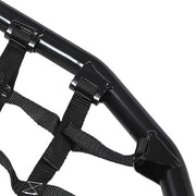 DURAFORCE For Honda TRX 450R Sportrax 450 Nerf Bars Pro Peg Heel Guard Aluminum Black Pair