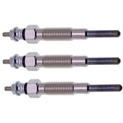 DURAFORCE 3x Glow Plug For Mitsubishi S3L2 Engine Peljob EB250 EB300 EB306 excavator