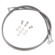DURAFORCE Brake Lines + 3" For Yamaha Raptor 125/250 Raptor 350 04-13 Warrior 350 87-04