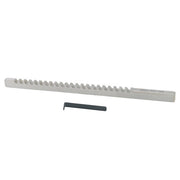 DURAFORCE 3/8" C 3/8" x 11-3/4" HSS Standard Keyway Broach With Shim LOC: 25/46"-2-1/2" US