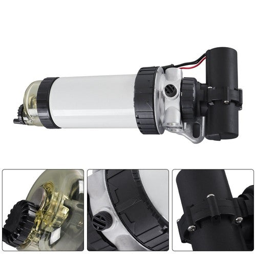 DURAFORCE For New Holland LS180 LS190 LX865 Fuel Pump & Filter Assembly 87802238