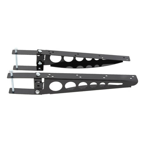 Pair RV 4 Inch Square Rear Bumper Mounting Cargo Carrier Arms Bracket