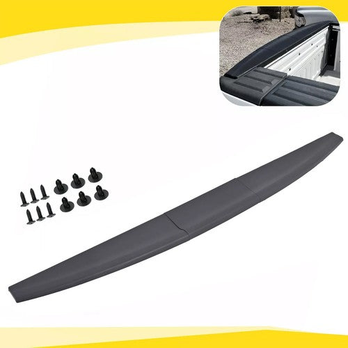 DURAFORCE Tailgate Cover Mold Top Cap Protector Spoiler for 09-19 Dodge Ram 1500 2500 3500