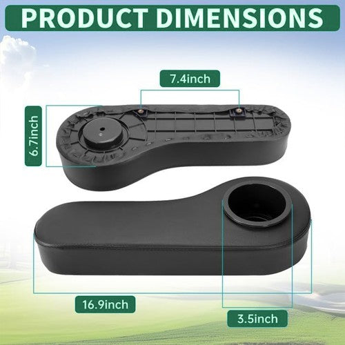 DURAFORCE For EZGO/Club Car/Yamaha Golf Cart Rear Seat Arm Rest Cushion With Cup Holder