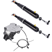 DURAFORCE 2x Rear Air Strut Shock + 1x Compressor for Buick Lucerne Cadillac DTS 2006-2011