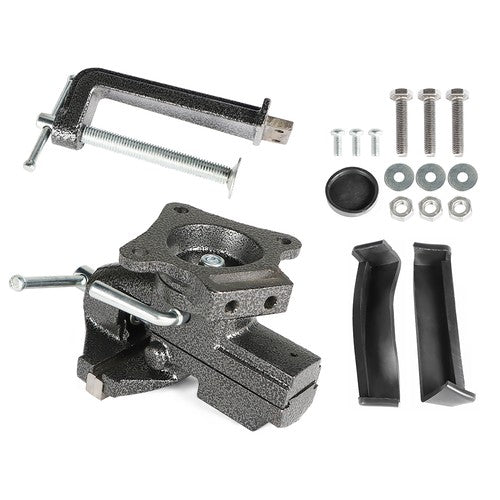 DURAFORCE Universal 3.3 Inch Bench Vise Quick Adjustment Home Vise Dual-purpose Combined