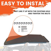 DURAFORCE 1/4" Hard Plastic Roof For Polaris 2014-Up RZR XP4 XP 1000 4 TURBO 900