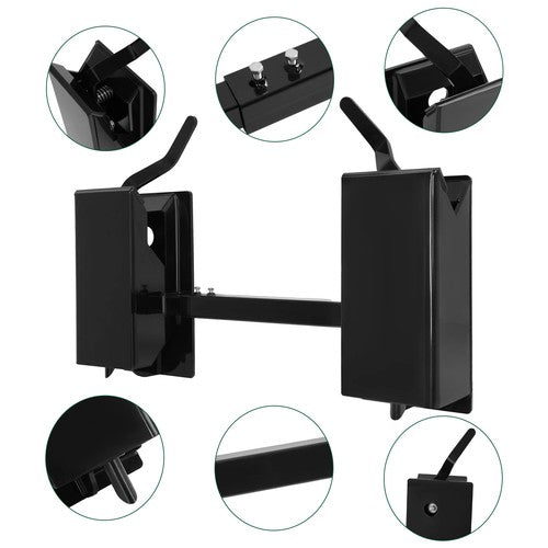 DURAFORCE Adjustable Quick Tach Conversion Adapter Attach For Skid Steer Loader 4000LBS