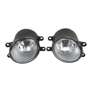 DURAFORCE Headlights Black Fog Lights+Switch Kit For 10-11 Toyota Camry SE Left+Right Side