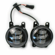 DURAFORCE LED Fog Lights & Covers Daytime Running Light DRL For 2015-2017 Subaru WRX STI