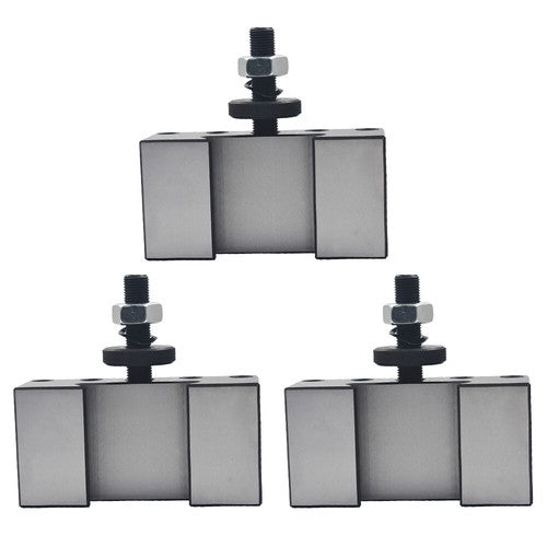 DURAFORCE 3Pcs BXA #1 Quick Change Turning & Facing Tool Post Holder 250-201 For Lathe