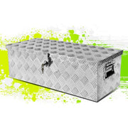 DURAFORCE 30" Aluminum Truck Pickup ATV Camper Tool Box Trailer Flatbed RV Storage w/ Lock