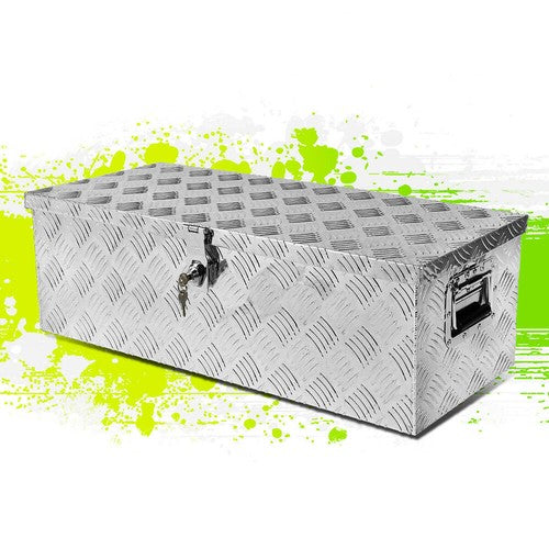 DURAFORCE 30" Aluminum Truck Pickup ATV Camper Tool Box Trailer Flatbed RV Storage w/ Lock