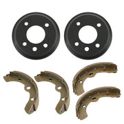 DURAFORCE Brake Drums Shoes Kit For Yamaha G1, G2, G8, G9 Gas/Electric Golf Cart 1982-1992