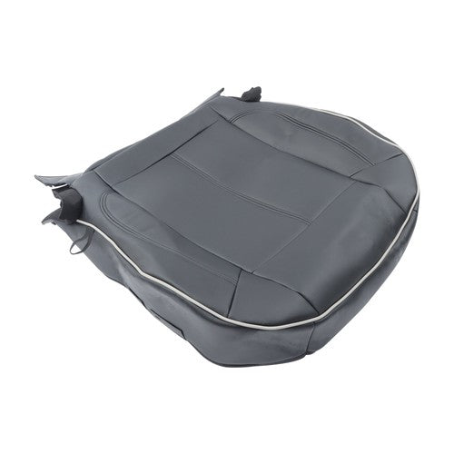 DURAFORCE Driver Bottom Seat Cover For Hummer H3 2006-2009 2010 Black Leather Replacement