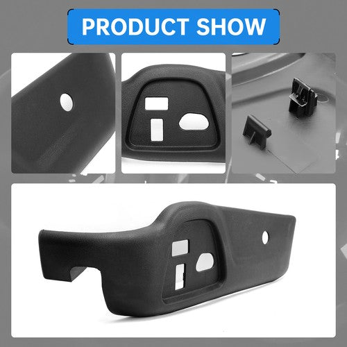 Front Driver Side Power Seat Outer Switch Trim Panel for Hummer H3 H3T 2006 2010
