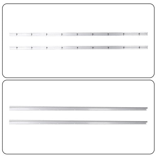 DURAFORCE 2Pcs SBR20-1800mm Linear Guide Rails with SBR20UU Bearing Blocks 4Pcs