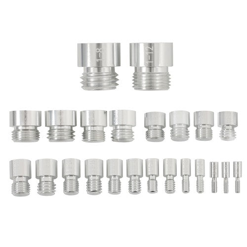 DURAFORCE Nut and Bolt Gauge 23 Metric & 21 Inch 44 Pcs Nut and Bolt Thread Checker in Box