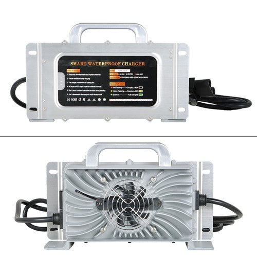DURAFORCE Battery Charger 48V 15A 2 Pin Handle Waterproof For Yamaha G19/G22 Golf Cart