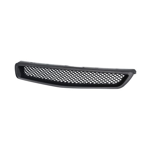 DURAFORCE JDM Type R Black Mesh Front Hood Grille Grill for 1999-2000 for Honda Civic