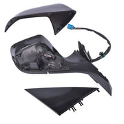 DURAFORCE Right Side Passenger Side Mirror Power Folding Black For Tesla Model 3 M3 17-23