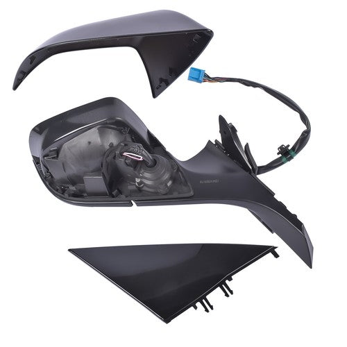 DURAFORCE Right Side Passenger Side Mirror Power Folding Black For Tesla Model 3 M3 17-23