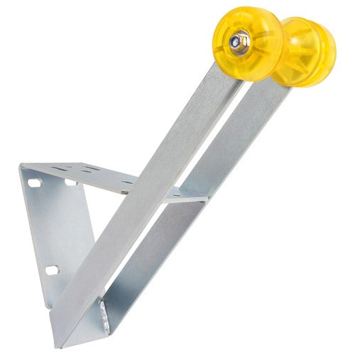 DURAFORCE Universal Boat Trailer Winch Stand Seat Steel With Yellow Roller For Winch Posts