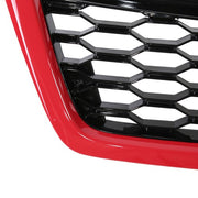 DURAFORCE Fit 2014-2018 Subaru Forester STI-Style ABS Front Grille Bumper Grill w/Red Trim
