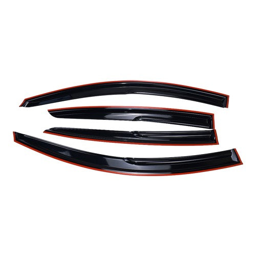 DURAFORCE Fits for NISSAN VERSA 12-16 Side Window Visor Sun Rain Deflector Guard Thickened