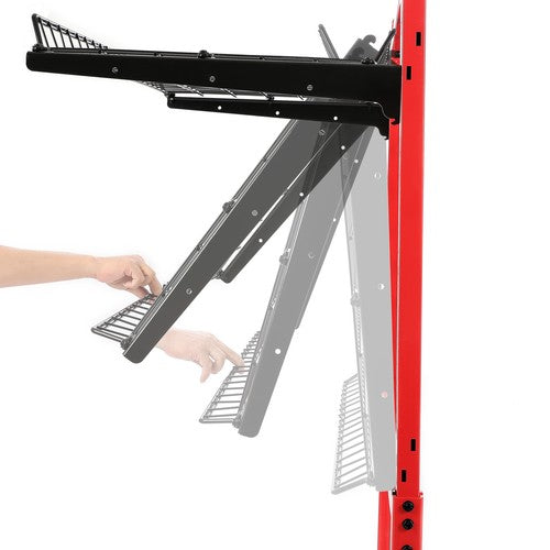 DURAFORCE 3-Shelf Storage Shelving Automotive Parts Cart Body Shop Tools Storage Rack
