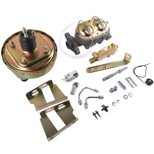 DURAFORCE 8" Brake Booster Conversion Kit for 1960-66 Chevy C10 C20 Pickup Zinc Disc/Drum