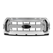 DURAFORCE FL3Z8200DA Front Bumper Grille Assembly Chrome for Ford F-150 2015-2017