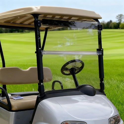 DURAFORCE For EZGO RXV 2008-UP Folding Style Tinted Windshield Golf Cart Windscreen