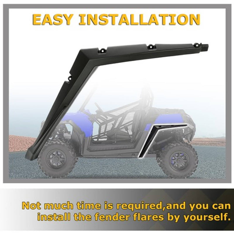 DURAFORCE Replace For 5437661-070 Polaris 2009-2017 RZR 800 570 Rear Left Fender Flare