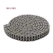 DURAFORCE #40 Roller Chain 10 Feet With 2 Connecting Links Carbon Steel