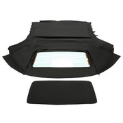 DURAFORCE Fit Toyota Mr2 Spyder 00-07 Convertible Sailcloth Soft Top & Heated Glass Black
